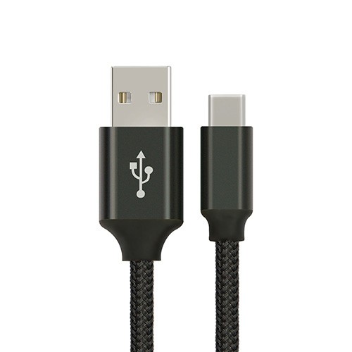 Astrotek 1m USB-C 2.0 Type-C Data Sync Charger Cable 480Mbps Strong Braided Heavy Duty Charging for Samsung Galaxy Note 8 S8 Plus LG Google Macbook
