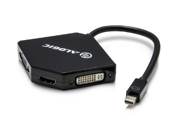 Alogic [Mdp-Vgdvhd-Adp] 15CM Mini Display Port To Hdmi/Vga/Dvi Adapter Male To 3 X Female