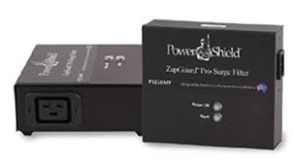 PowerShield 10 Amp Surge Filter, protects sensitive equipment from power surges, ensuring reliable operation and longevity