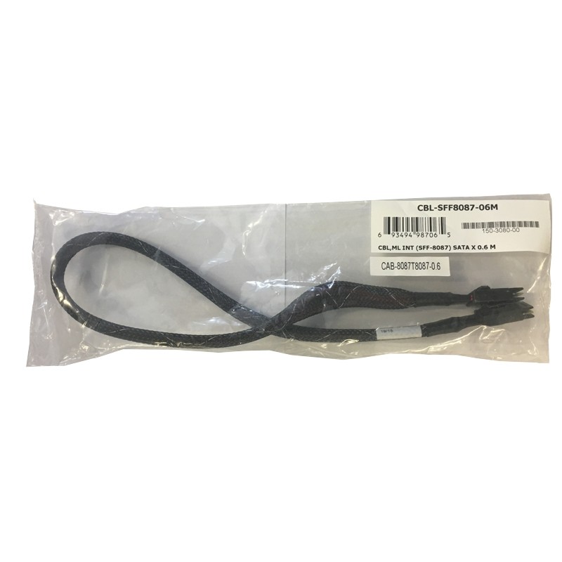 0.6M Multi-lane Internal SFF8087 to SFF8087 SAS/SATA cable