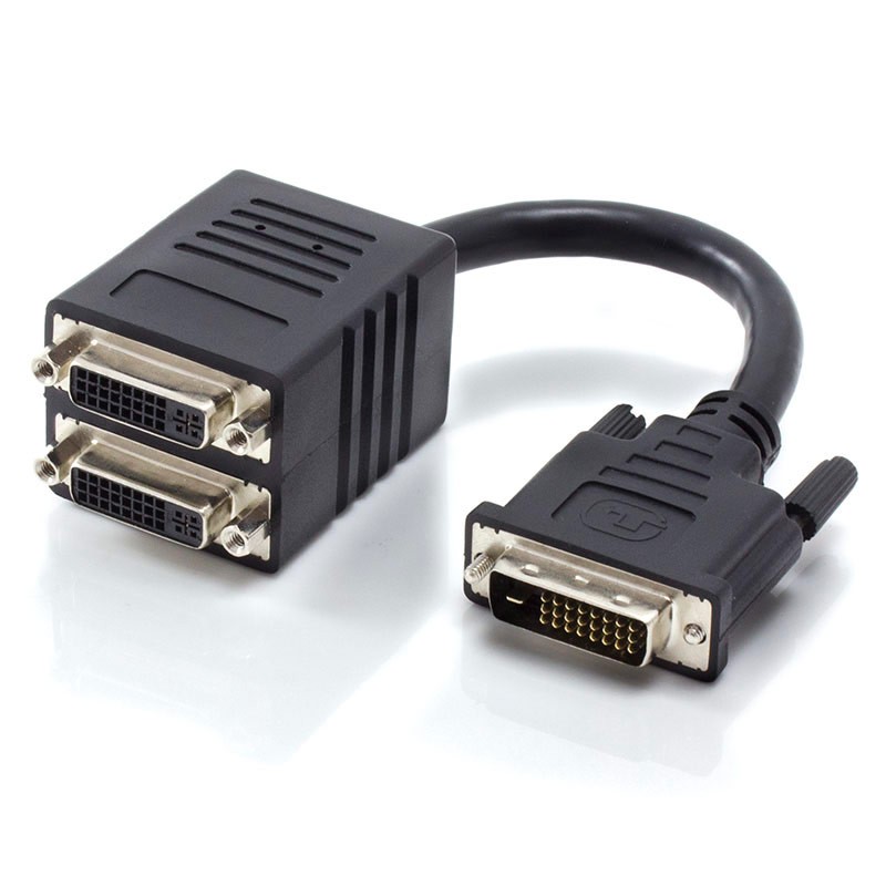 Alogic Dvi-D Dual Link To 2 X Dvi-D Dual Link Display Splitter Adapter - (1) Male To (2) Female