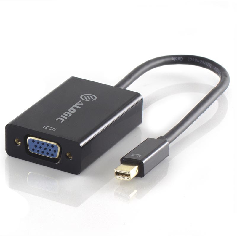 Alogic *Eol*Alogic Premium 15CM Mini DisplayPort To Vga Adapter - Male To Female - Black