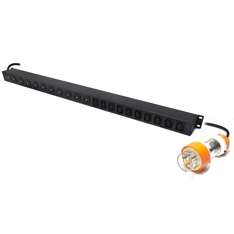 Serveredge Basic Vertical 20 Port Pdu(14) Iec C13 Output (6) Iec C19 Output (1) 3 Pin Aus 20A Captive Plug Input 20A240v