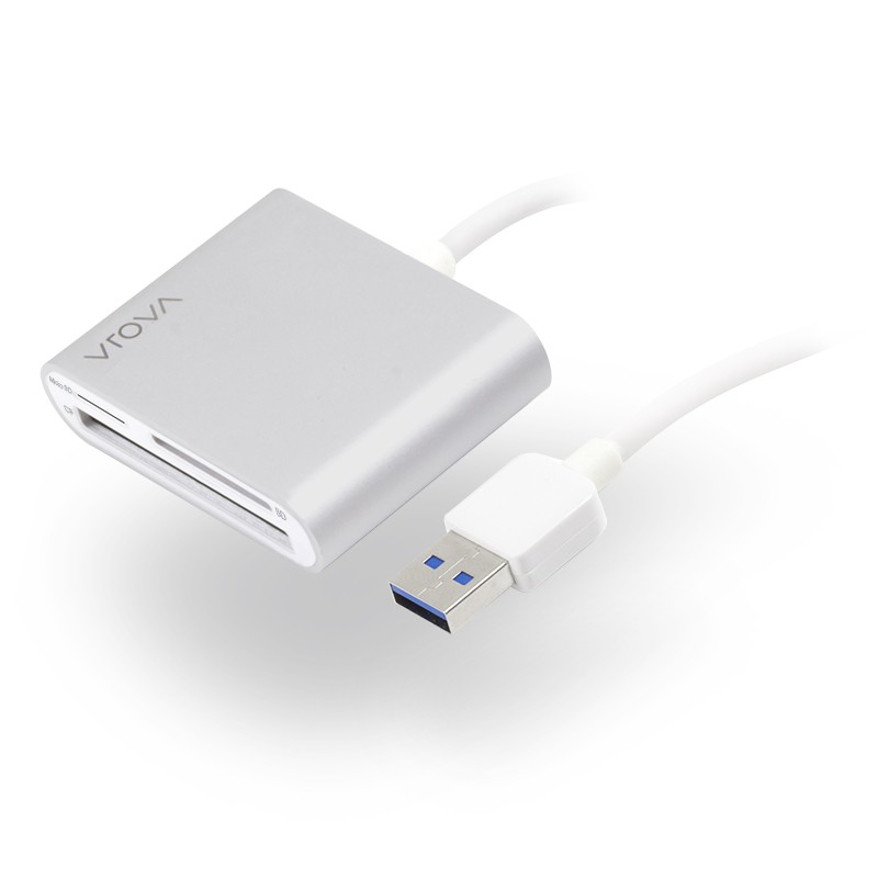 Alogic Usb 3.0 Multi Card Reader - Micro SD SD & Compact Flash - Prime Series