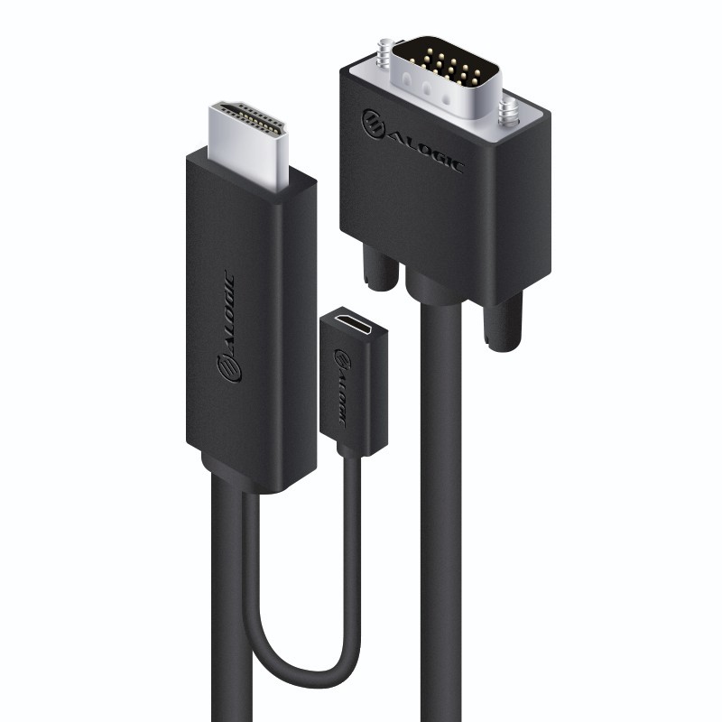 Alogic 3M Hdmi To Vga Cable With Usb Power
