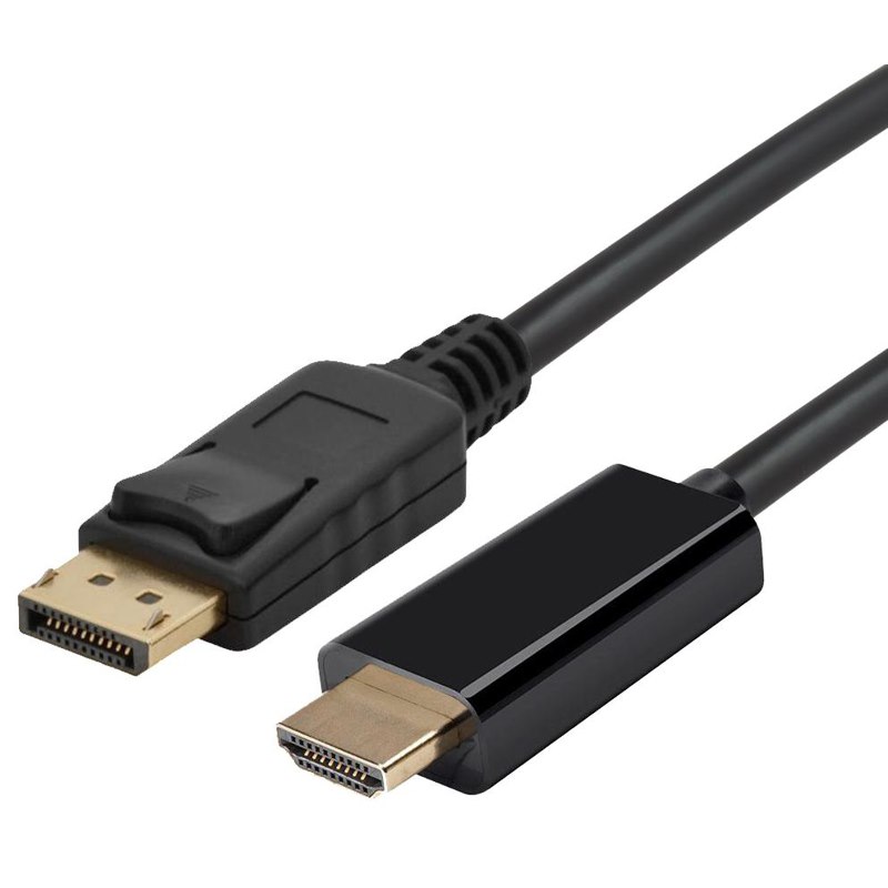 Blupeak 2M Displayport Male To Hdmi Male Cable (Lifetime Warranty)