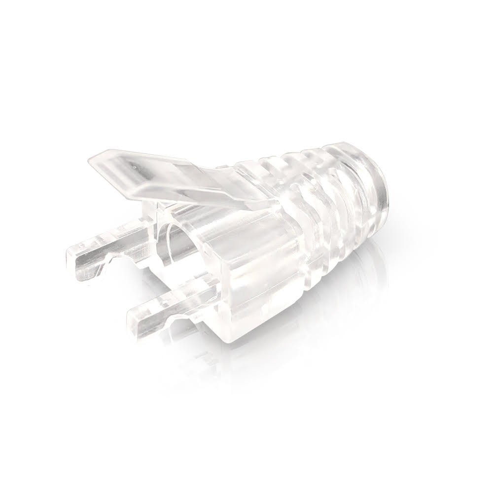 ServerEdge RJ45 Cat5E Clear Strain Relief Boot: Bag Of 50