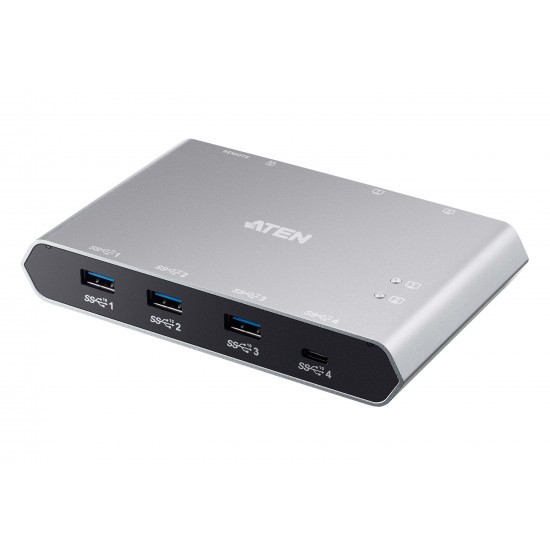 ATEN USB-C GEN 2 SHARING SWITCH WITH POWER PASS THROUGH