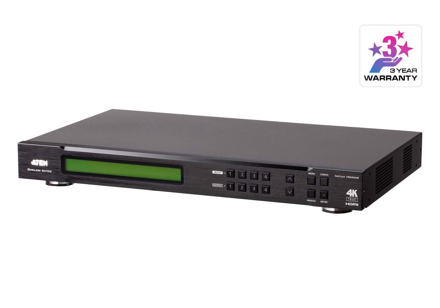 ATEN 4X4 TRUE 4K HDMI MATRIX WITH SCALER