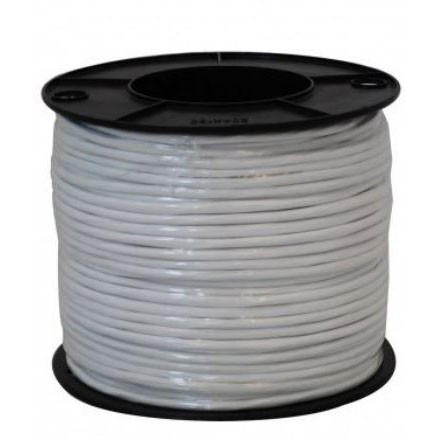 4 Core 14/0.20mm² Unshielded, 300m Security Cable - White