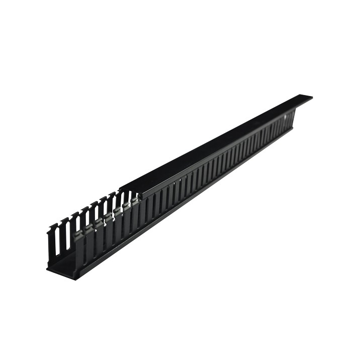 4Cabling 1RU Wide Vertical Cable Management Rail | 47 Slot | 2 Pack