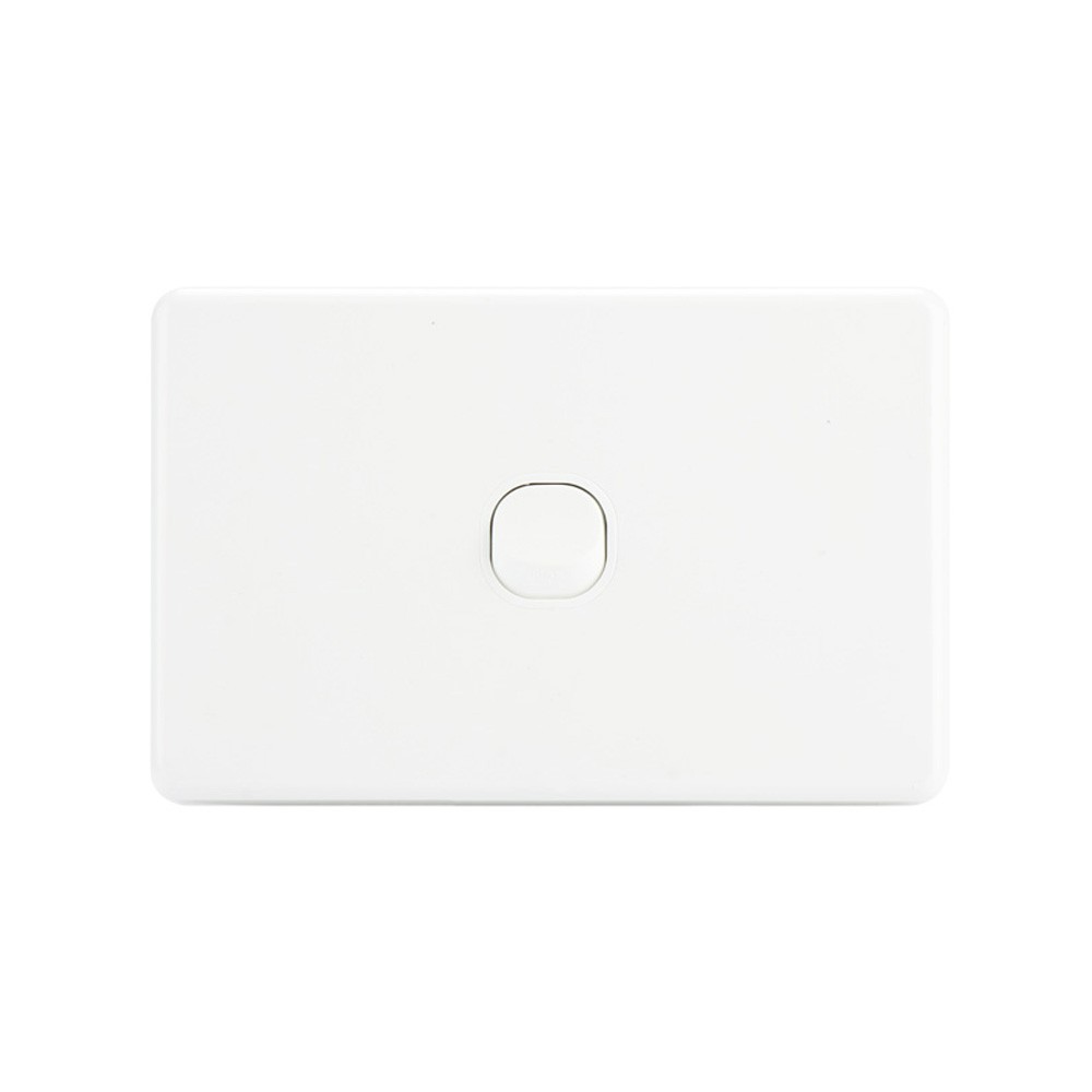 4C | Classic 1 Gang Switch 250V 16AX | Horizontal