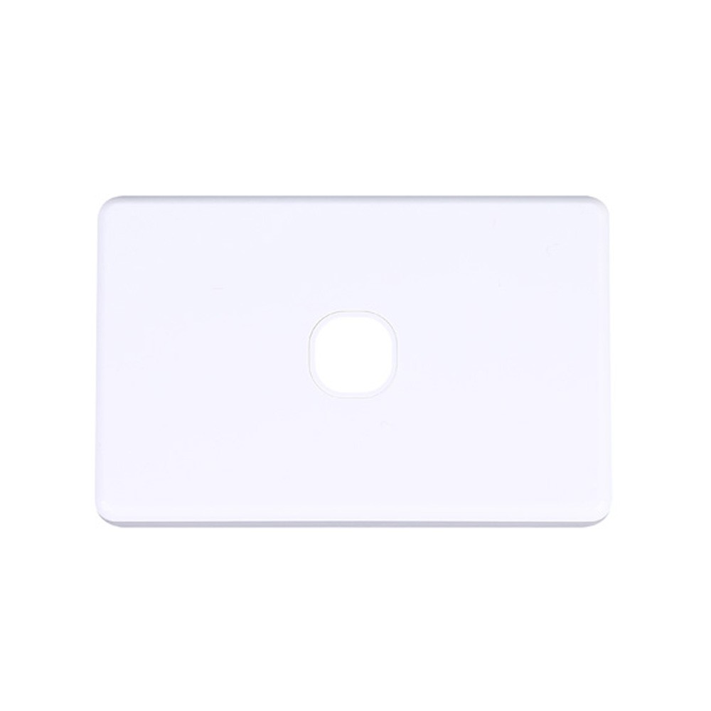 4C | Classic 1 Gang Switch Grid and Cover Plate - White
