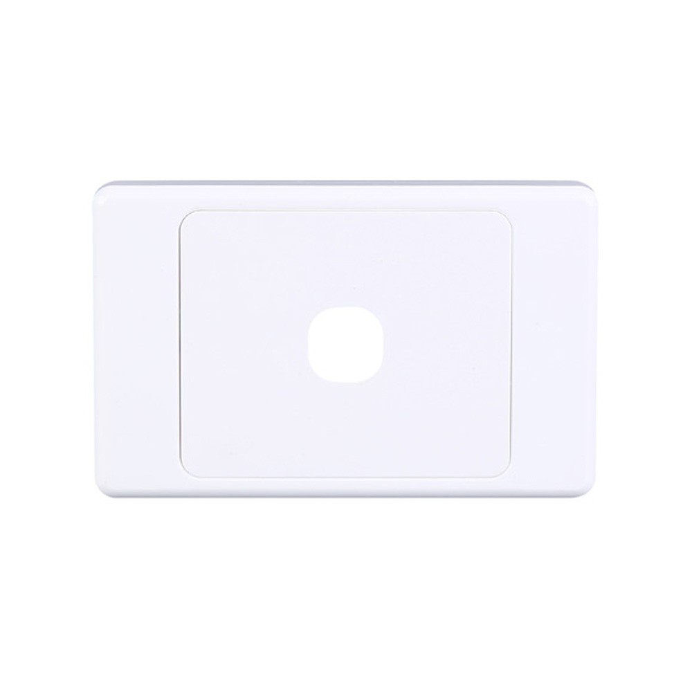 4C | Ultima 1 Gang Switch Grid and Cover Plate - White