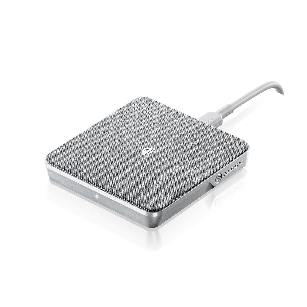 ALOGIC Ultra Wireless Charging Pad (10W) – Silver