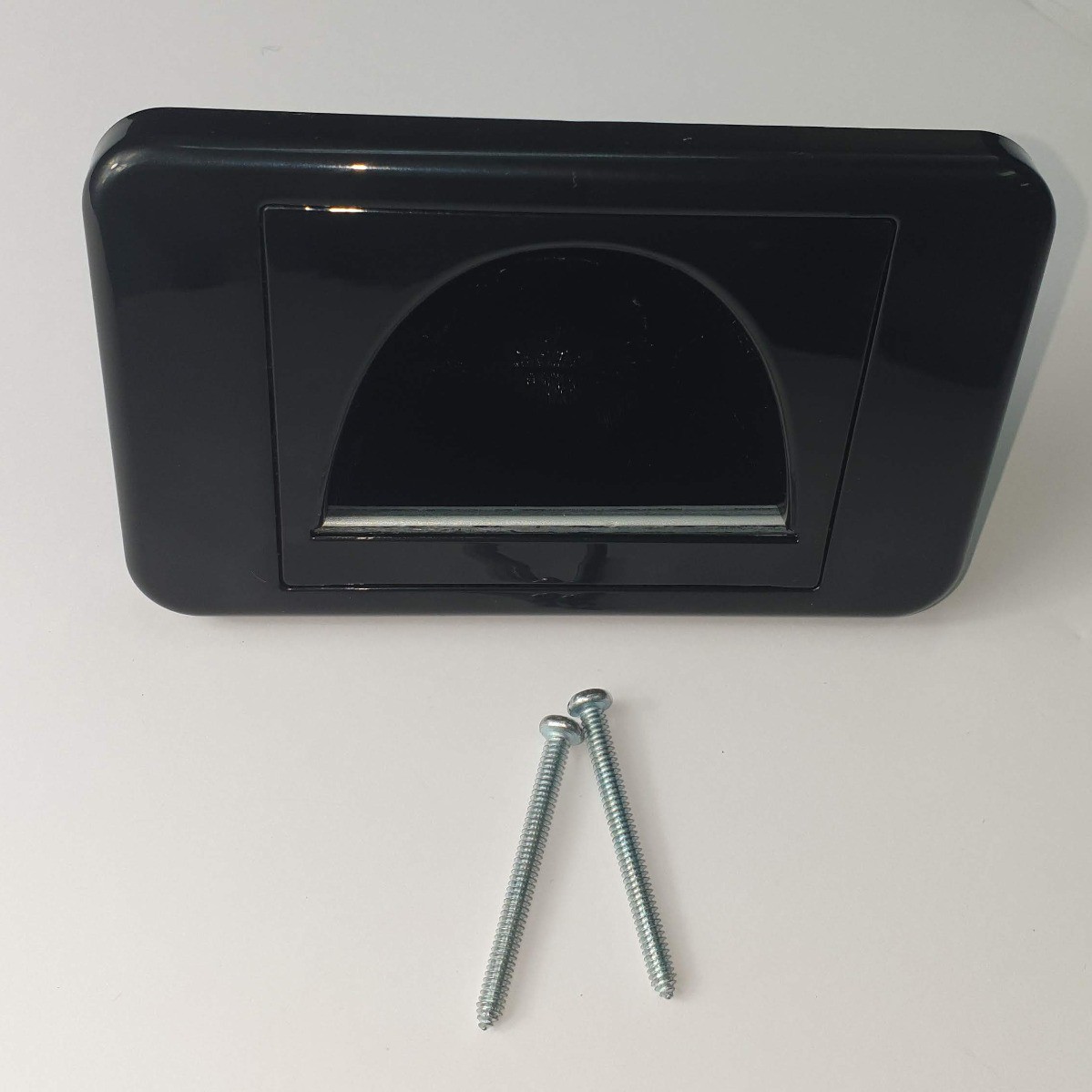Bullnose Reverse Wall Plate: Black