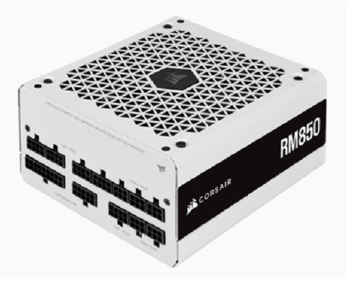 Corsair 850W RM 80+ Gold Fully Modular 140MM Fan Atx Power Supply, Psu, 10 Years Warranty - White