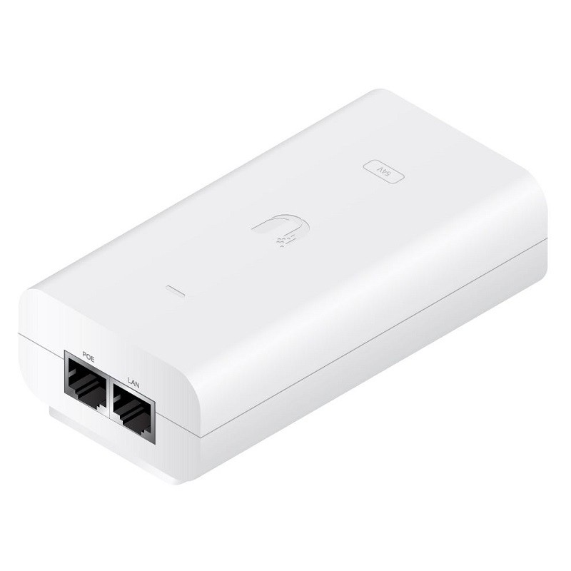Ubiquiti | U-PoE+ | 802.3at Supported PoE Injector, 30W, Suitable for U6 and U7 Access Points