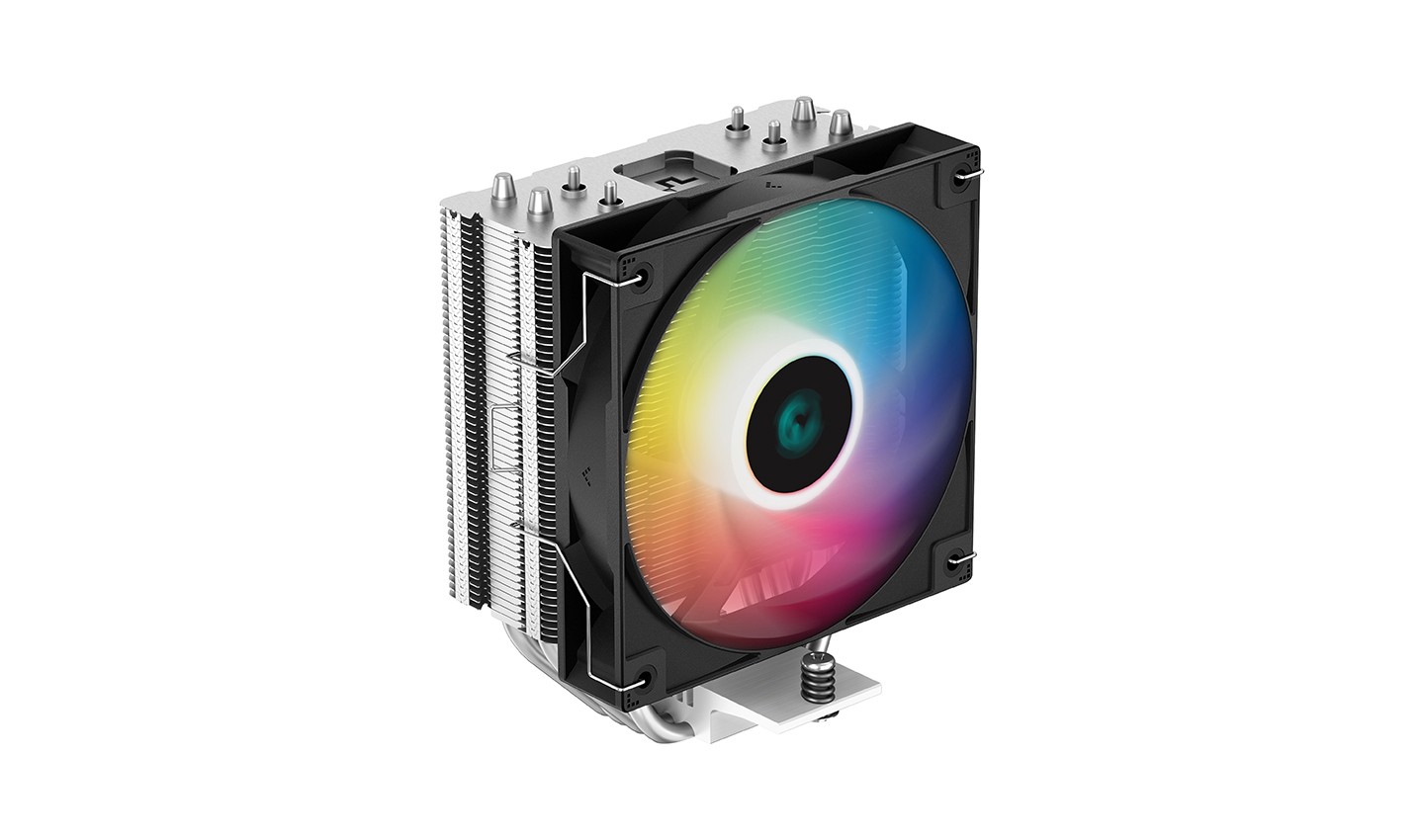 DeepCool AG400 ARGB Single Tower CPU Cooler, TDP 220W, 120mm Static ARGB Fan, 4 Direct-Touch Copper Heat Pipes,LGA1851/1700/1200/115X/AM5/AM4