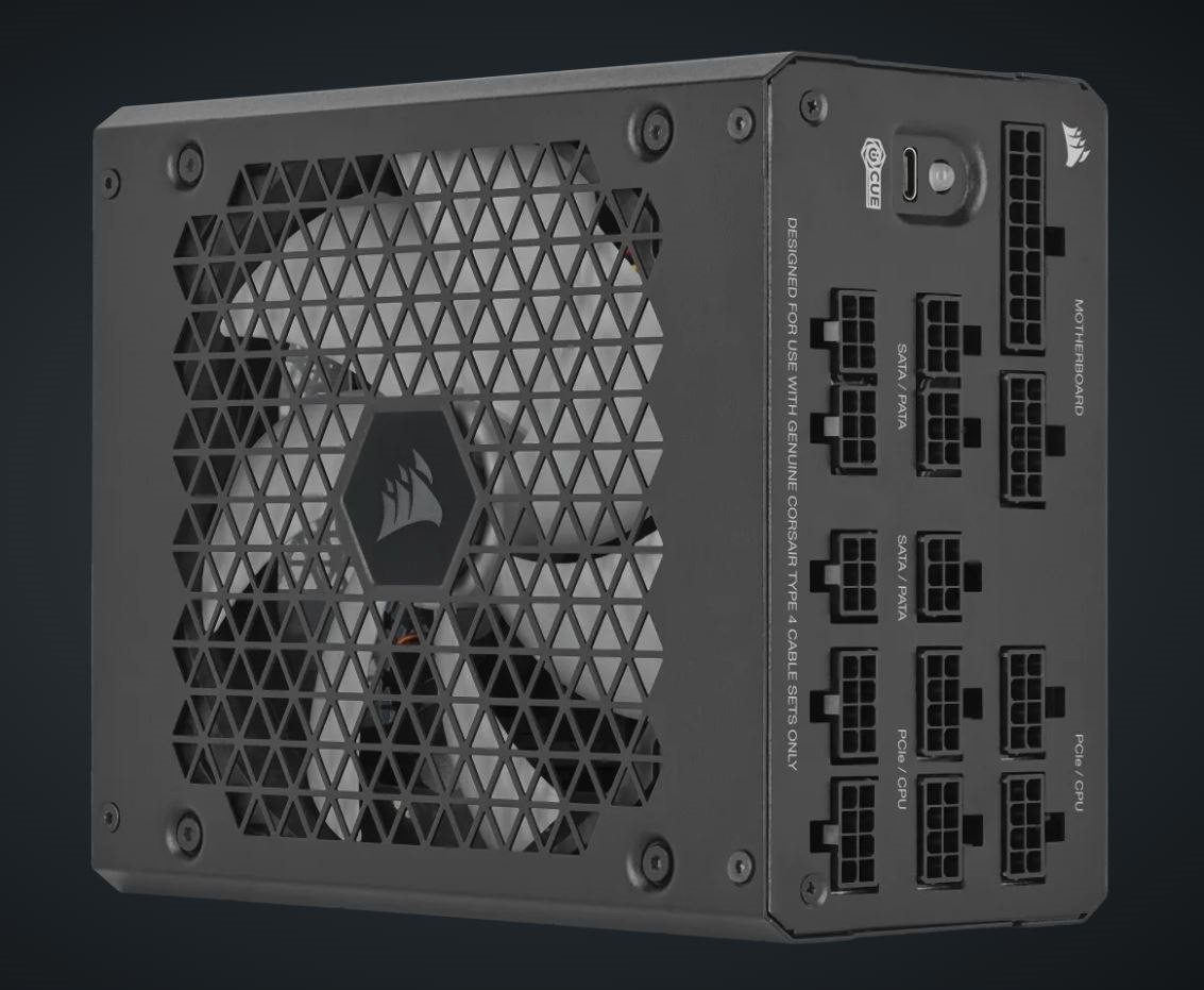 Corsair HX1000i Fully Modular Ultra-Low Noise Platinum ATX 1000W PC Power Supply (AU), 8x SATA, 2x EPS, 8x PATA, 5x PCIe, 140mm Fan Size, ATX12V 3.1
