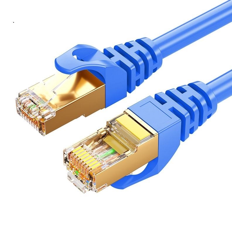 8Ware CAT7 Cable 3m - Blue Color RJ45 Ethernet Network LAN UTP Patch Cord Snagless Flat cable