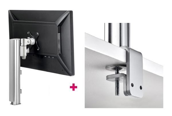 Atdec AWMS-1340 F Clamp Silver