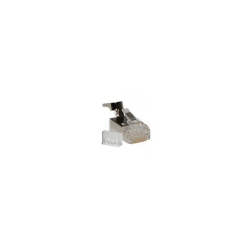 RJ45 CAT6 Solid 8P8C 23AWG Shielded Crimp Plug | 50 Pack