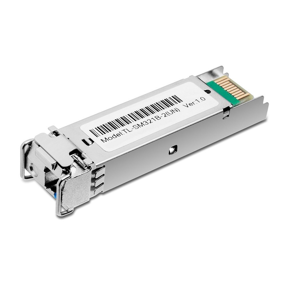 TP-Link | SM321B-2 | Omada Gigabit Single-Mode WDM Bi-Directional - SFP Module, LC Connector, TX:1310nm/RX:1550nm, Single-mode, 2km