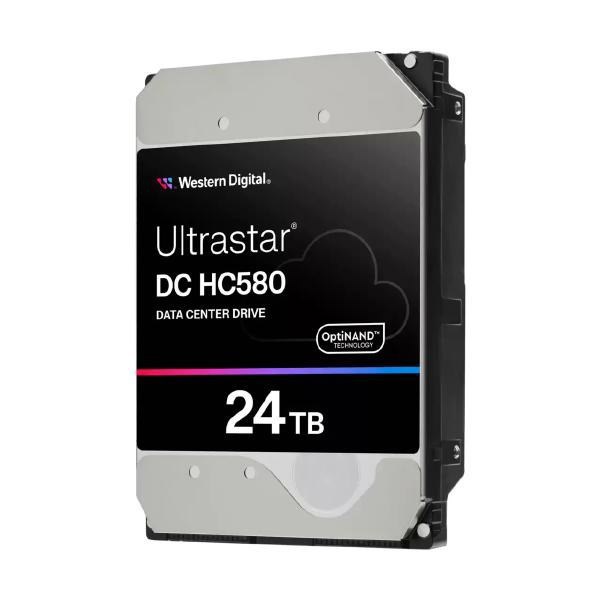 Western Digital WD 24TB Ultrastar DC HC580 Enterprise 3.5" Hard Drive, Sata, 7200RPM, 512MB Cache, CMR, 5YR WTY