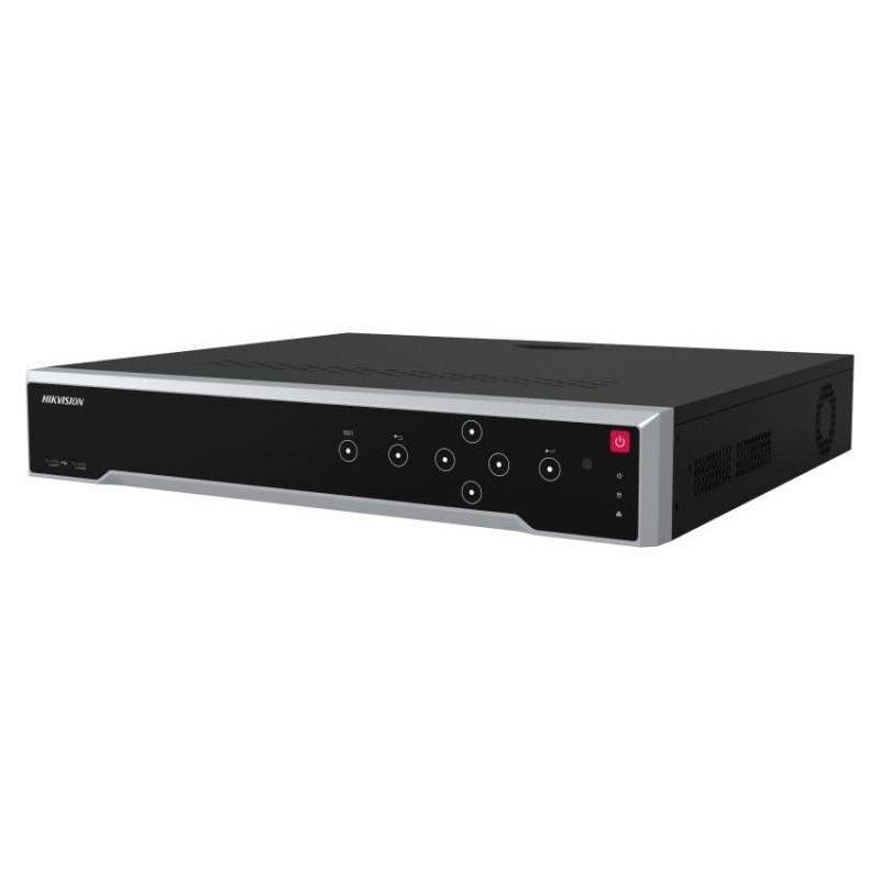 Hikvision 32ch M-Series 16 PoE NVR, 320Mbps, 8K, 4 Bay, 16xPOE, 1.5RU, 4TB