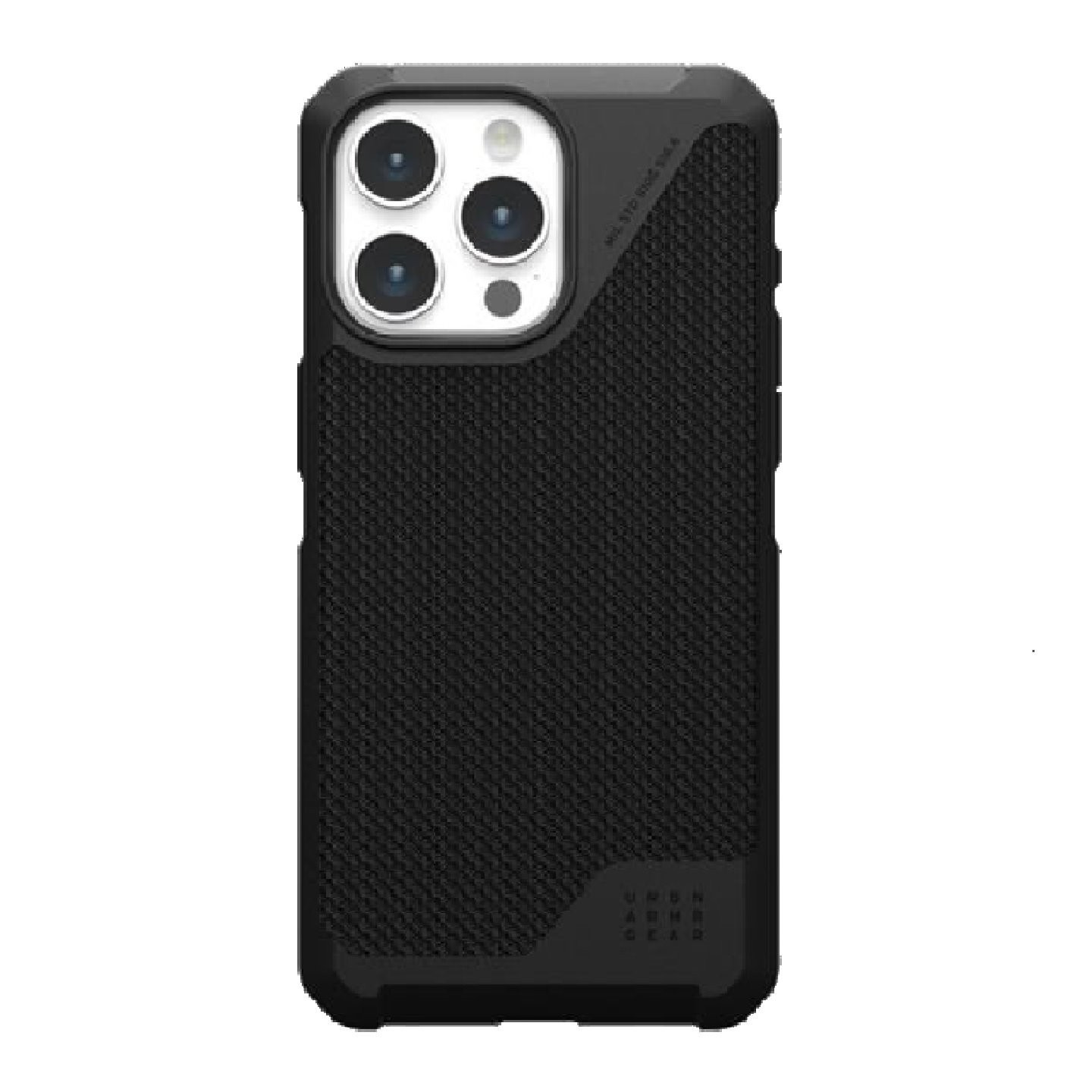 Uag Metropolis LT Magsafe Apple iPhone 16 Pro (6.3') Case - Kevlar Black (114452113940), 18FT. Drop Protection (5.4M), Raised Screen Surround