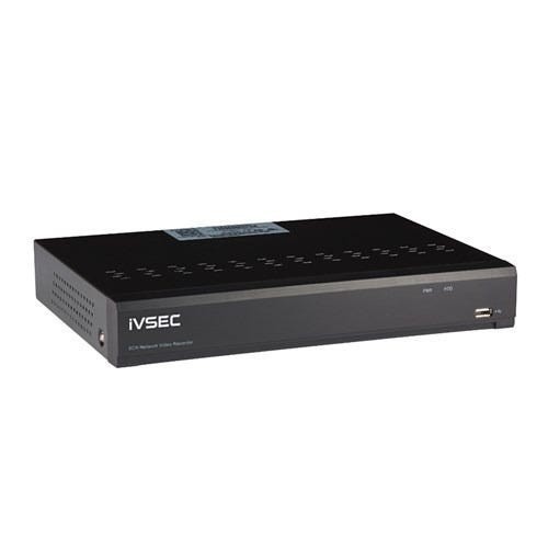 IVSEC NR008XA NVR, 8 CHANNELS, 8MP, 8 x POE PORTS, 1 BAY, H265, 4K HDMI, BASIC IVS
