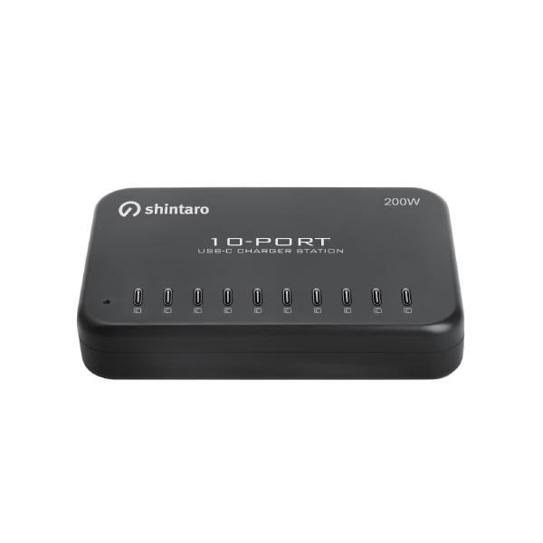 Shintaro 200W 10-Port USB-C GaN Charger
