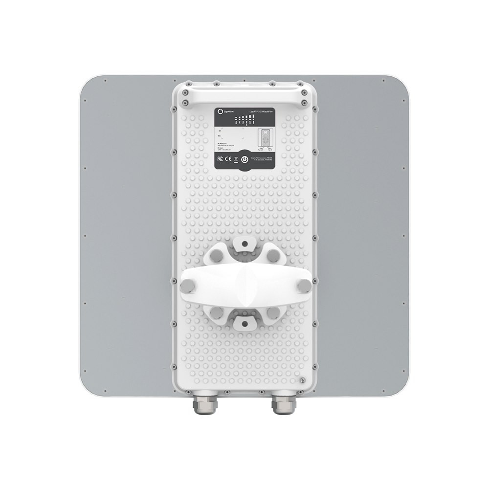 LigoWave | 5GHz Wireless Bridge for Long-Distance Heavy-Duty Point-to-Point Applications Featuring Fully Integrated Directional Antenna