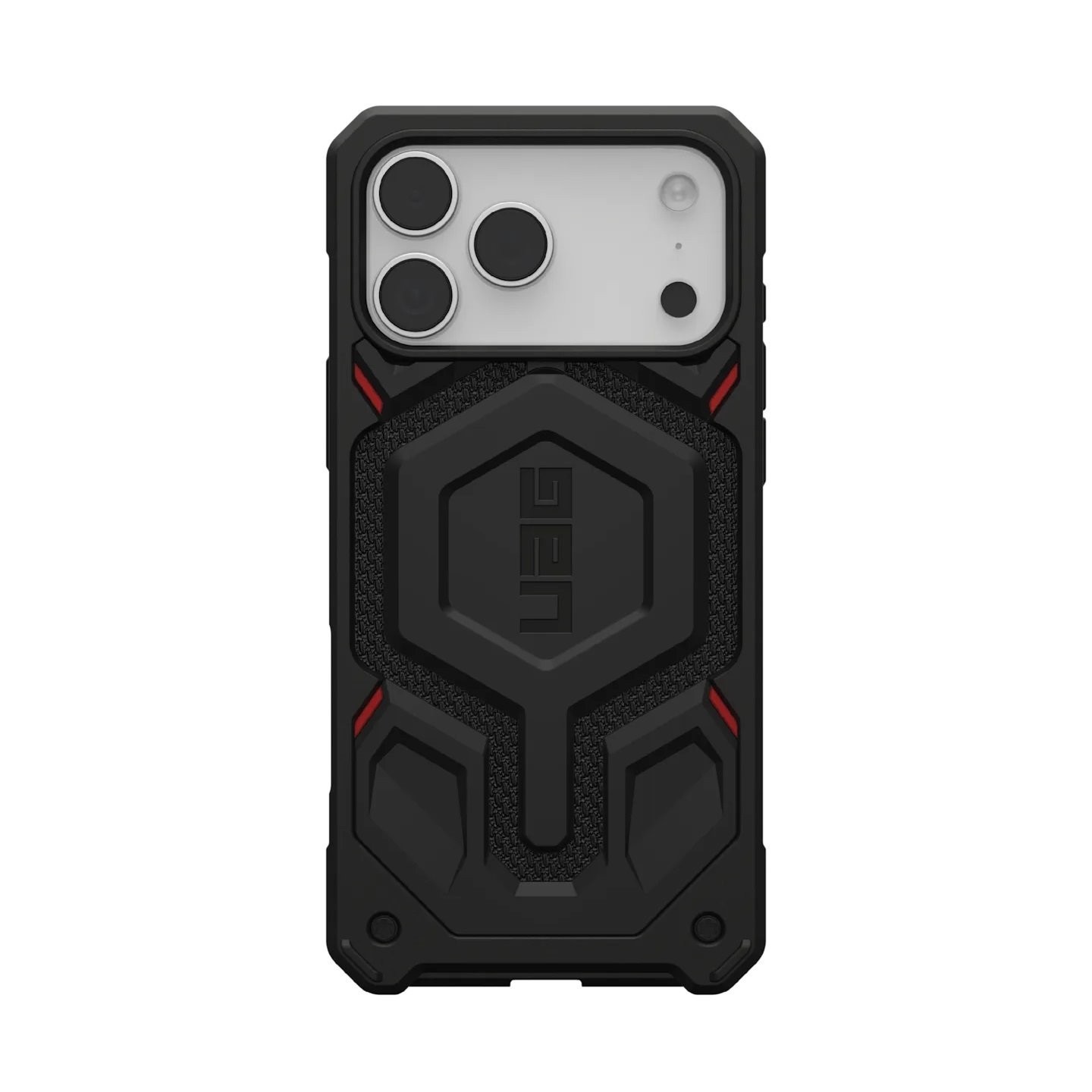 Uag Monarch Pro MagSafe Kevlar Apple iPhone 17 Pro (6.3') Rugged Case - Kevlar Black (114513113940), 25FT. Drop Protection (7.6M), 10 Years Warranty