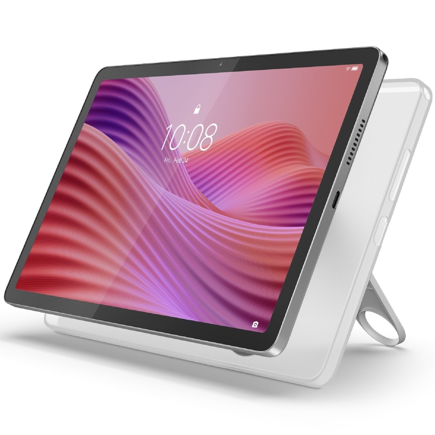 Lenovo Tab 10.1' LTE 4GB/64GB With Clear Case - Luna Grey (ZAEJ0033AU)*AU STOCK*, FHD+, 8MP/5MP, Android, 5100mAh, 1 Year Warranty