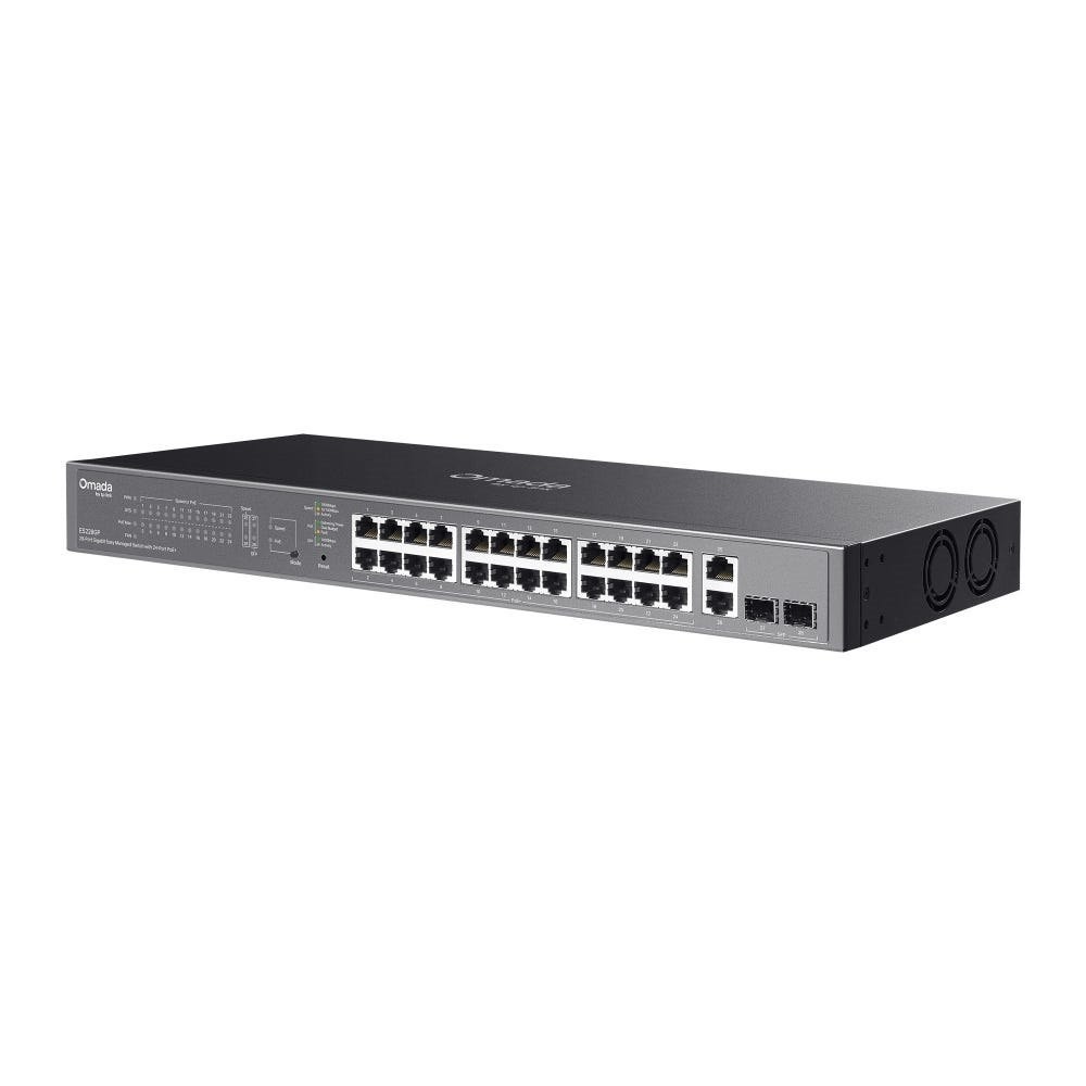 TP-Link | ES228GP | Omada 28 Port Gigabit Easy Managed Switch with 24 Port PoE+