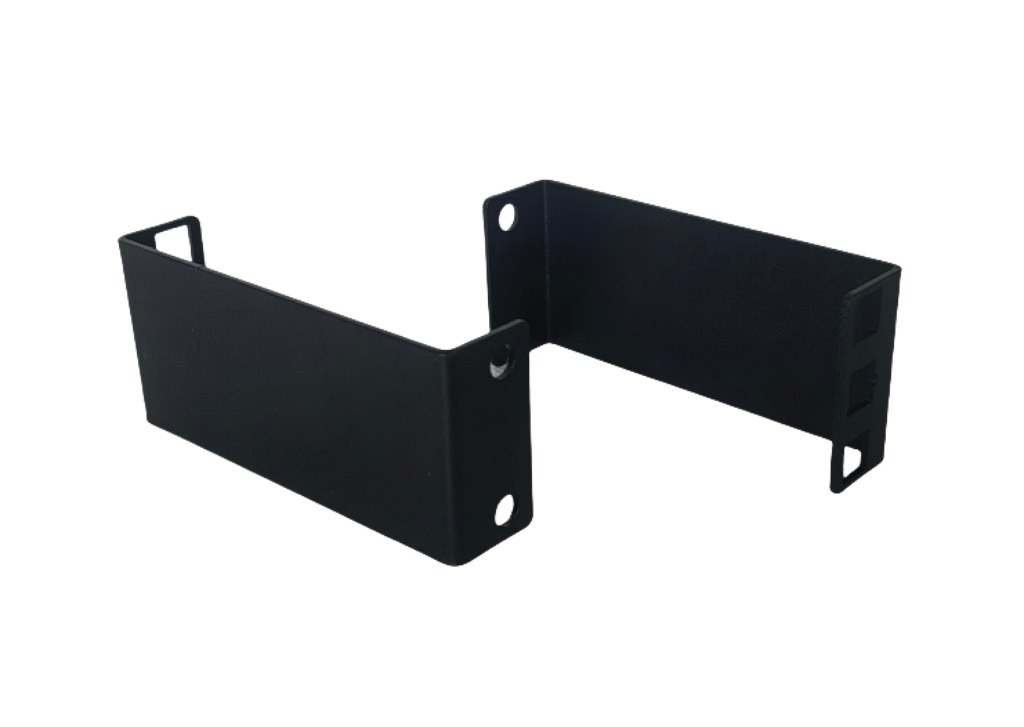 4C | 1RU 100mm Depth Extension / Recess Brackets | 1 PAIR