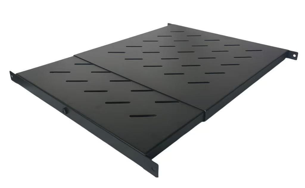 Universal 1ru Shelf | Adjustable for cabinets | Supports rail to rail depth of 445mm (min) to 850mm (max)
