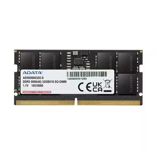 Adata Ad5s560016g-S, 16GB DDR5 5600MHz Sodimm CL46/1.1V