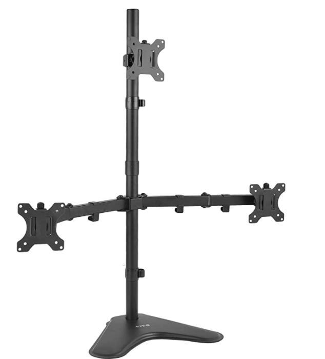 VIVO Free Standing Triple LCD Monitor Desk Mount