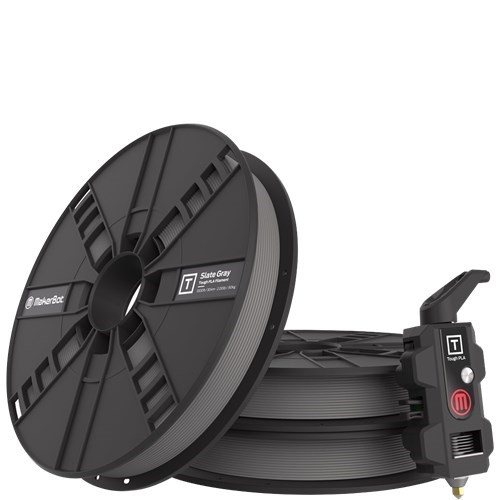 Makerbot Slate Grey Tough Pla For Use Only With Tough Pla Extruder (MBMP08376)