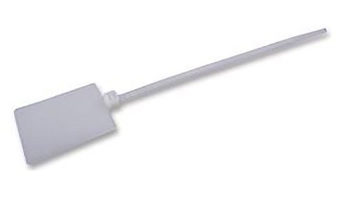 4Cabling Cable Tie 130 X 2.5MM W/ Marker Panel 28 X 20MM | Natural - 100 Pack