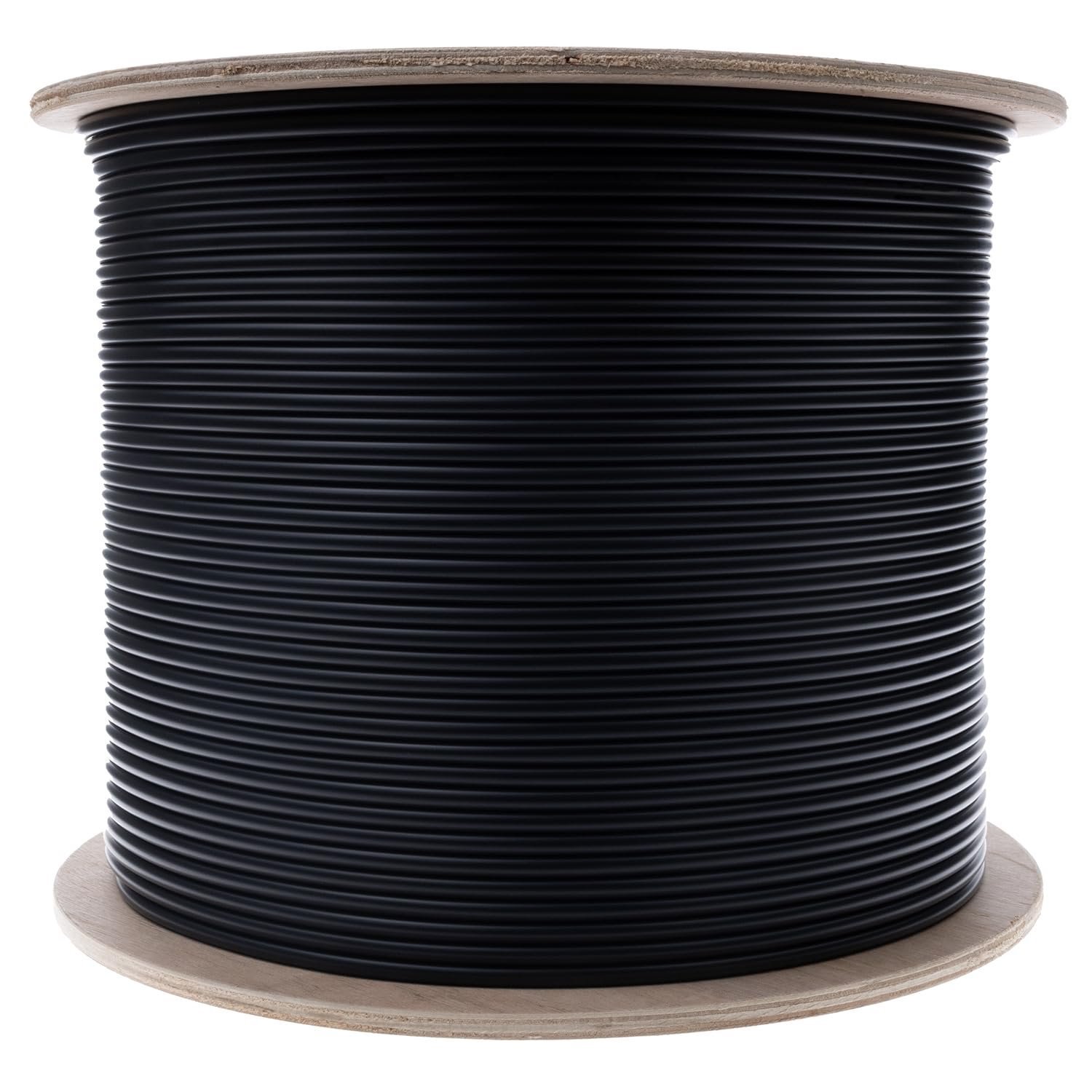 6 Fiber MM IND\OUT Distribution OM4 Plenum Black Bulk Cable