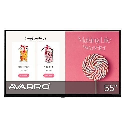 AVARRO V2-P55ES 55" Pro E Series 4K Ultra HD LED Commercial Display