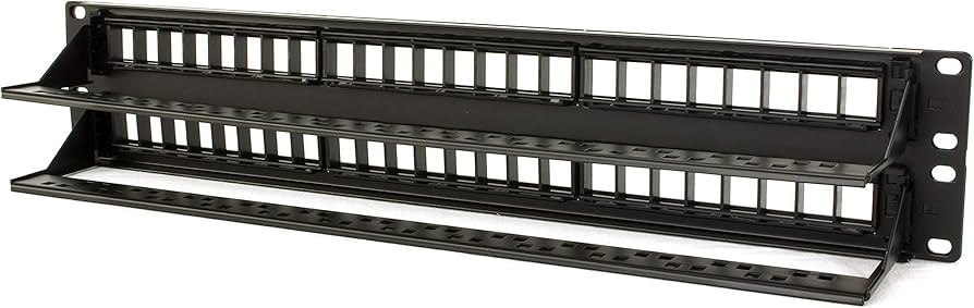 48 Port 2U High Density Blank Patchpanel w/Cable MGR