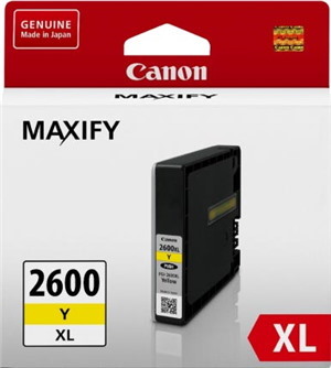 Canon PGI-2600XLC Original Inkjet Ink Cartridge - Yellow Pack