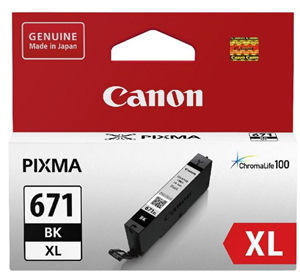 Canon CLI-671XLBK Original Inkjet Ink Cartridge - Black Pack