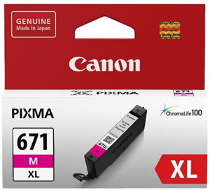 Canon CLI-671XLM Original Inkjet Ink Cartridge - Magenta Pack