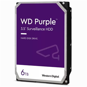 WD Purple Wd64purz 6TB Surveillance HDD 3.5" Sata 256MB Cache 3YRS WTY